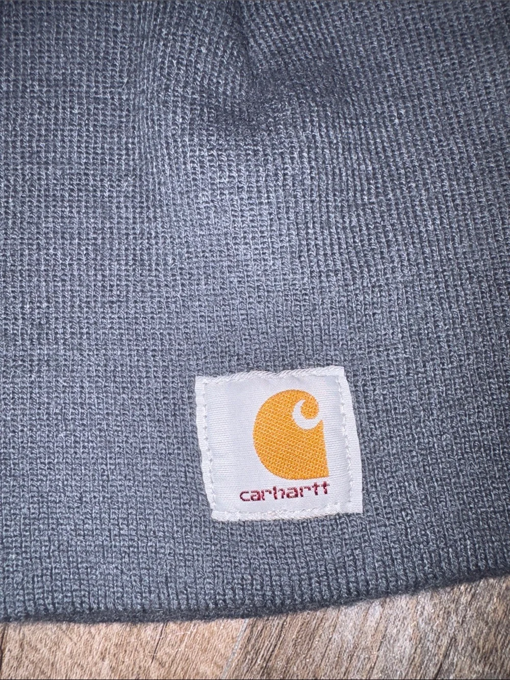 Carhartt Magnesium Gray Short Knit Beanie Hat Cap A205 e03